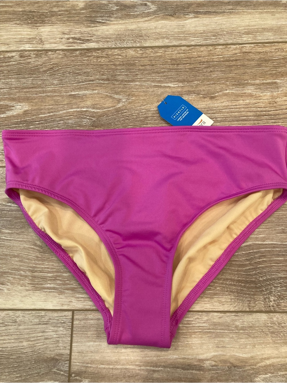 Lands End Girls Bright Purple Bikini Bottom